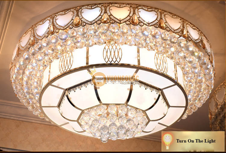 Đèn ốp trần nhập khẩu thiết kế sang trọng độc đáo CM218-12